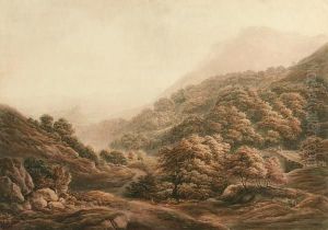 A Distant View Of Richmond by George, the Younger Cuitt