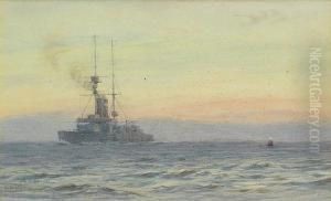 H.m.s. Britannia by Alma Claude Burlton Cull
