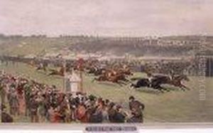 Finish For The Derby by Isaac Cullin