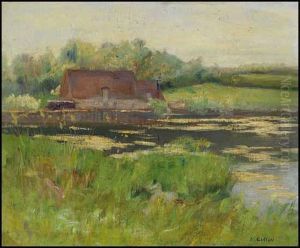 The Mill Pond by Maurice Galbraith Cullen