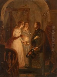 Nachtliche Gesellschaftsszene by Johann Mongels Culverhouse
