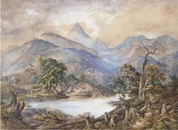 Adam's Peak, Ceylon - view 1