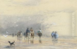 Crossing The Margate Sands by Henry Cundell