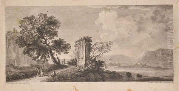 Landschaft Mit Ruinen U. See - view 1