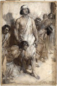 A Group Of Slaves by Cyrus Cuneo