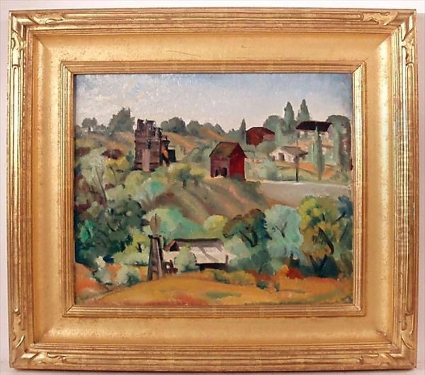 Oil On Canvas Landscape - view 1