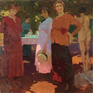 Colazione In Giardino by Edgardo Curcio