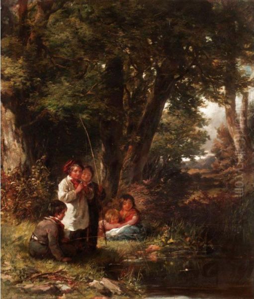Children Angling - view 1