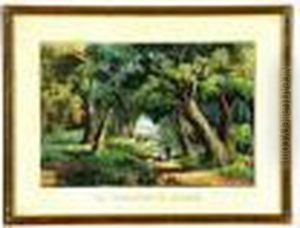 Woodlands In Summer by Currier & Ives Publishers