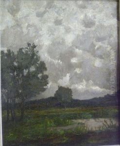 Landscape With Approaching Storm by Joseph Frank Currier