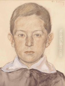 Portrat Eines Jungen by Adolf Curry