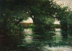At The Pond by Alice Marian Curtis