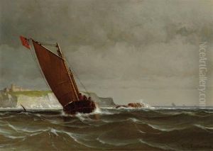 Near The Dover Cliffs by George Curtis
