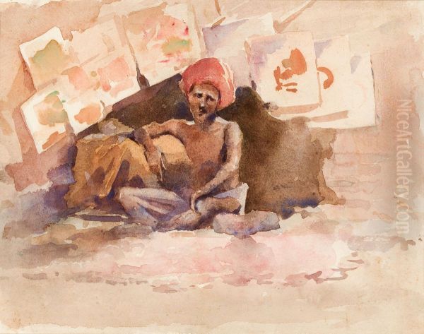 Indian Picture Vendor - view 1