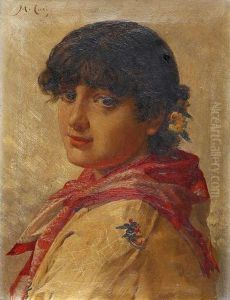 Joven Con Panuelo Rojo