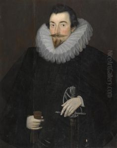 Portrait Of Sir John Harrington by Hyeronimus Custodis