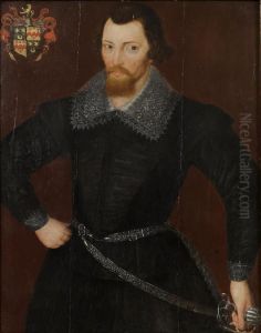 Portrait Of A Gentleman, Probably Wilson Gale by Hyeronimus Custodis