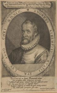 Bildnis Des Goldschmieds Andreas Athemstet.