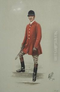 Portrait Of John Watson (master Of The Meaths) by Cecil E.L. Cutler