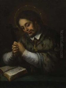 Hl. Johannes Nepomuk Im Gebet by Johannes Kuveenis I