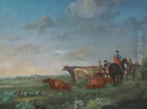 Paysage Rural Anime De Vaches by Aelbert Cuyp