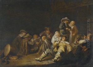 A Drunken Guardroom Scene A Drunken Guardroom Scene