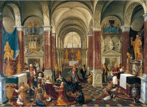 The Idolatry Of Solomon by Cvq Monogrammist