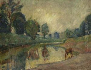 Pojenie Konia (1932) by Tadeusz Cybulski