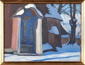 Widok Kosciola by Stanislaw Czajkowski