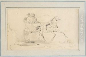 Carrozzella In Corsa by Ludwig Czerny