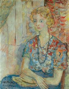 Portret Kobiety - Marii Chmurkowskiej by Tytus Czyzewski