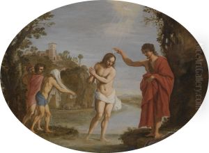 The Baptism Of Christ by Filippo D Angeli