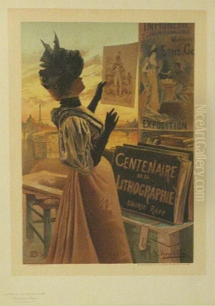 Centenaire De La Lithographie, From Lemaitres De L'affiche - view 1