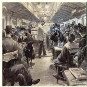 Le Wagon-bar: Vue Interieure, Circa 1897