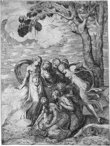 Die Auffindung Des Mosesknaben by Giovanni Battista D' Angeli