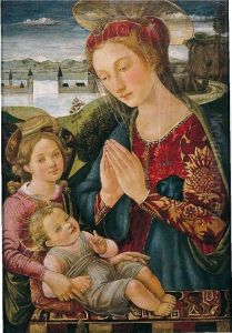 Adorazione Del Bambino by Biagio D'Antonio