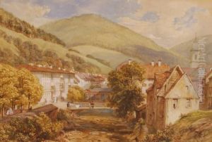 Alpine Town Scene