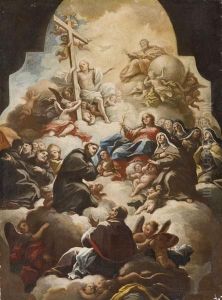 Apparizione Della Trinita Con Vergine E Santi