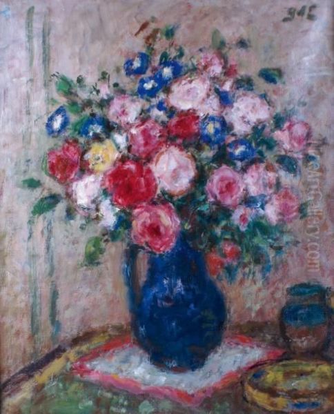 Vase De Fleurs by Georges dEspagnat