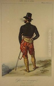 Officier, Tenue De Campagne by Adolphe D'Hastrel