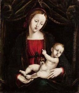 Madonna Col Bambino by Marco d' Oggiono