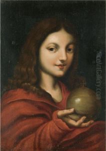 Salvator Mundi by Marco d' Oggiono