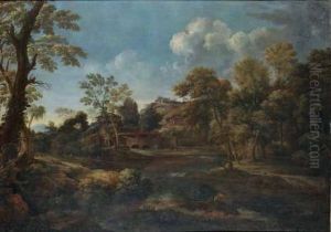 Paesaggio Nella Campagna Romana