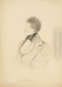 Portrait D'alexandre Dumas by Alfred d' Orsay
