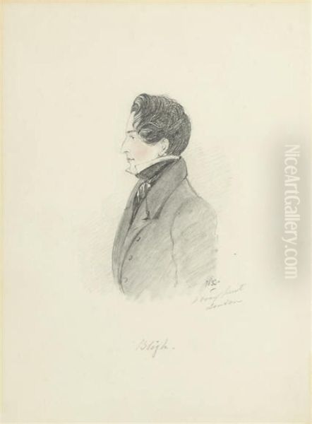 A Portrait Of A Gentleman, Half-length, In Profile Wearing A Cravat(illustrated); And A Portrait Of Quintin Dick Esq., Half-length, Inprofile - view 1