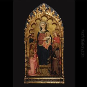 Madonna And Child With St. John The Baptist, St. Anthony Abbot, St. Peter And Mary Magdalene