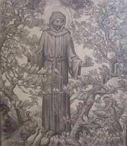 St. Francis by Nicola D'Ascenzo