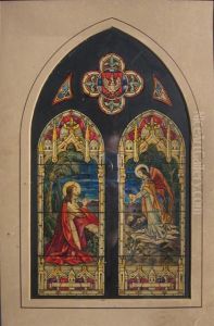Designs For Stained Glass Windows: The D'acsenzo Studios by Nicola D'Ascenzo