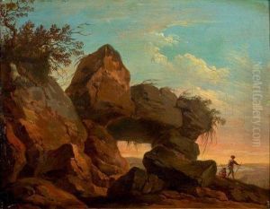 Paysage Aux Rochers by Crepin D'Orleans