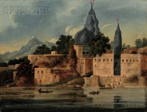View Of Benares [varanasi] Along The River Ganges, Uttarpradesh, India